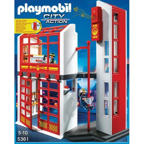 Playmobil caserne de pompier 5361 - Playmobil - 5 ans