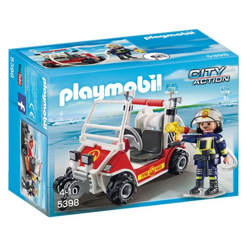 Playmobil 5398 - Chef Des Pompiers Avec Voiturette
