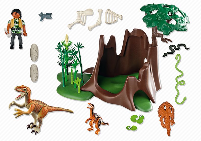 Playmobil 5233 - Deinonychus Et V�lociraptors - 4