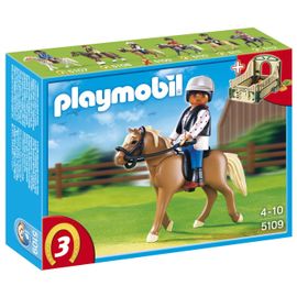 Playmobil 5109 - Cheval Haflinger Et Ecuyère