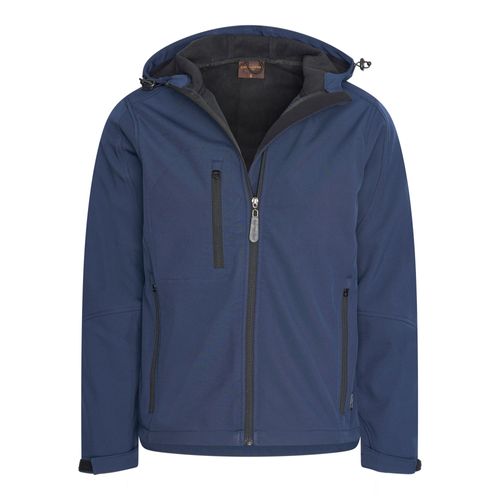 Cappuccino Italia Softshell Hood Jacket Navy Bleu
