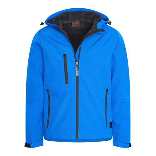 Cappuccino Italia Softshell Hood Jacket Royal Bleu
