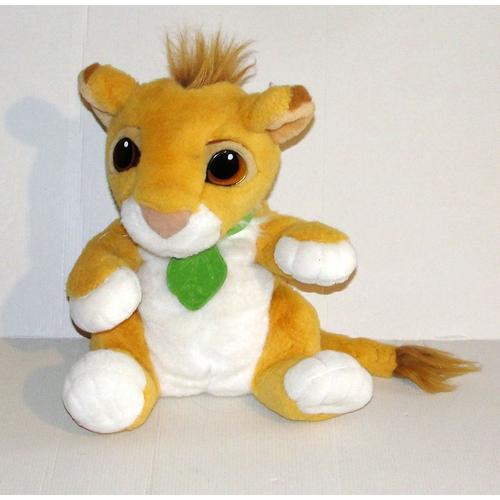 Le Roi Lion Disney Peluche Simba Interactif Parlant 5 Phrases Vintage Mattel 93