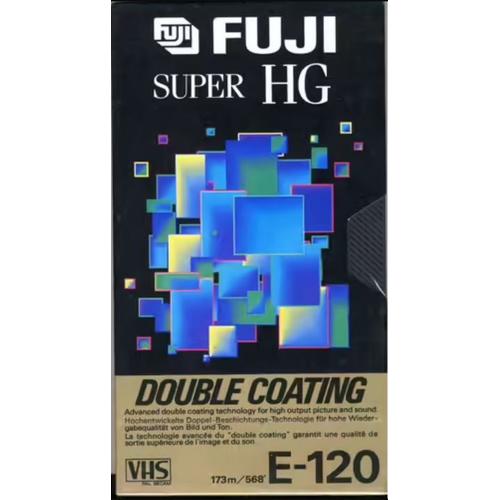 10 CASSETTES VHS E120 SHG FUJI