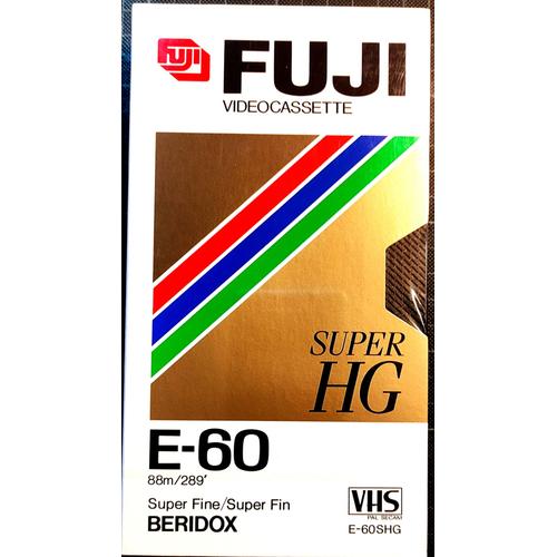 5 CASSETTES VHS E60 SHG FUJI