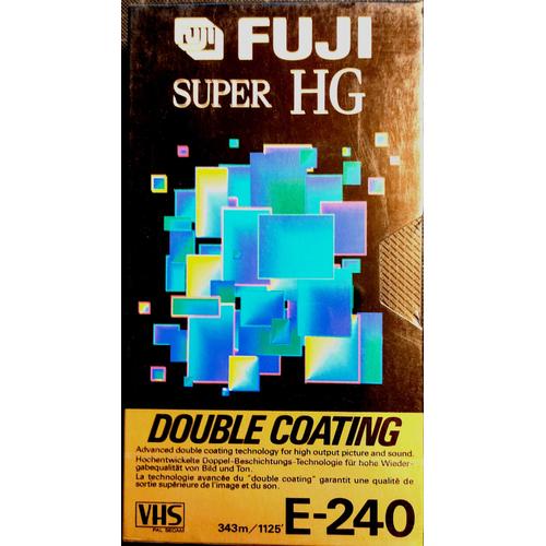 5 CASSETTES VHS E240 SHG FUJI