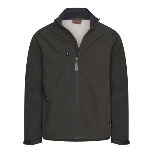 Cappuccino Italia Softshell Zip Jacket Black Noir
