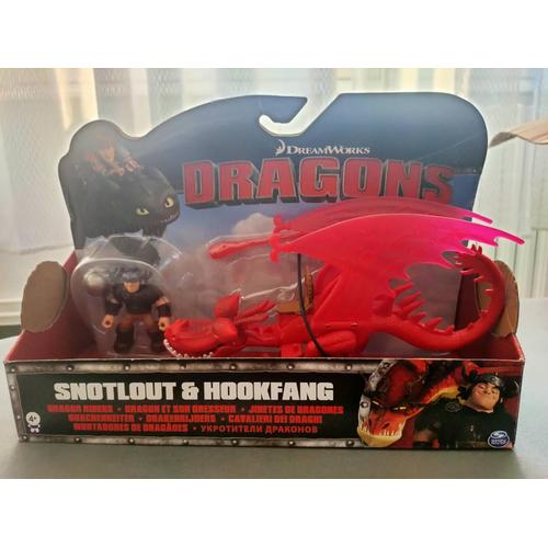 Figurine Dragon Et Son Dresseur : Snotlout Et Hookfang