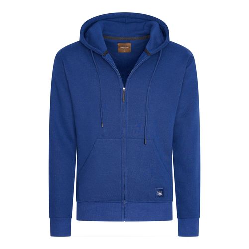 Cappuccino Italia Fleece Zip Hood Bleu