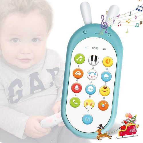 Téléphone Portable Pour Enfant Jouet, Smartphone Bébé Bilingue, Jouet Musical D'eveil Convient Aux Bébés De Plus De 6 Mois
