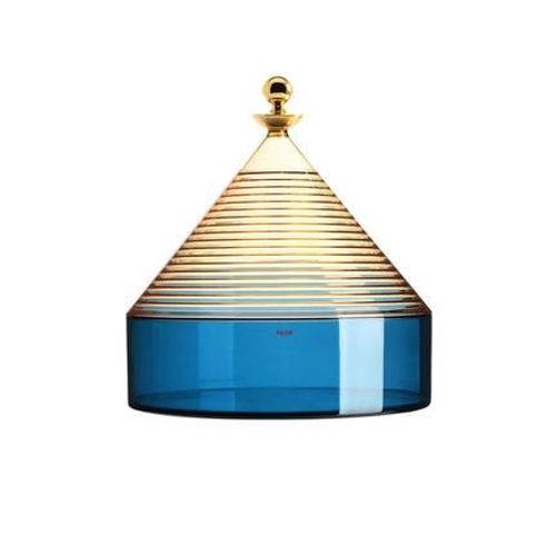 Boîte de rangement Trullo - jaune/bleu - Taille unique
