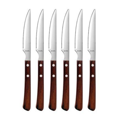 Brasero - Coffret 6 Couteaux Steak - Taille Unique