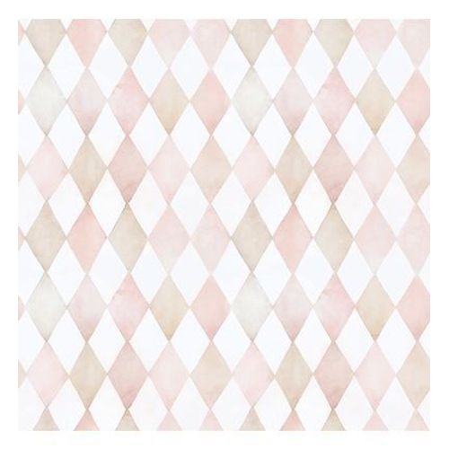 Papier peint enfant motif harlequin SELENE -