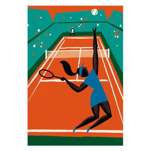 Affiche Art par Paul Thurlby - Roland Garros -