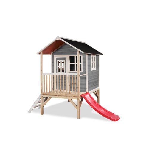 Exit Maisonnette En Bois Loft 300 - Gris