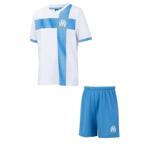 14 Ans - Ensemble Maillot Short Om Collection Officielle Olympique De Marseille Bleu