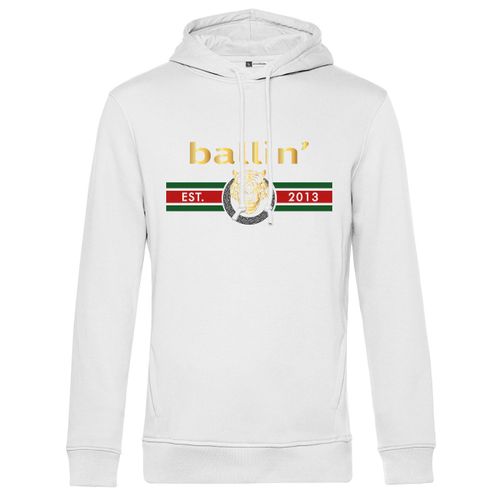 Ballin Est. 2013 Tiger Lines Hoodie Blanc