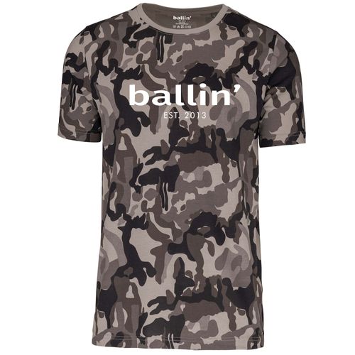 Ballin Est. 2013 Grijs Camouflage Shirt Gris