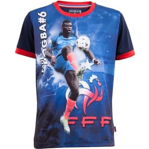 6 Ans - Maillot Fff - Paul Pogba - Collection Officielle - Enfant - Manches Courtes - Respirant