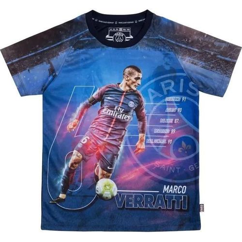 8 Ans - Maillot Enfant - Psg - Marco Verratti - Collection Officielle - Manches Courtes - Polyester