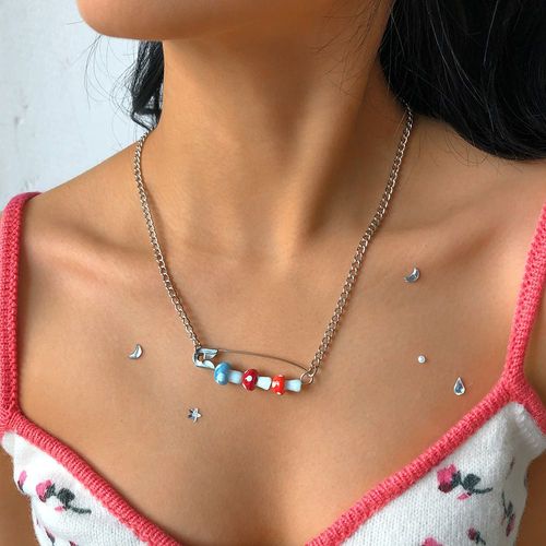 Collier Pin Champignon Collier Résine Monocouche Collier Femme,Cadeau Femme