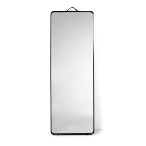 Miroir sur pied Norm - noir - Taille unique