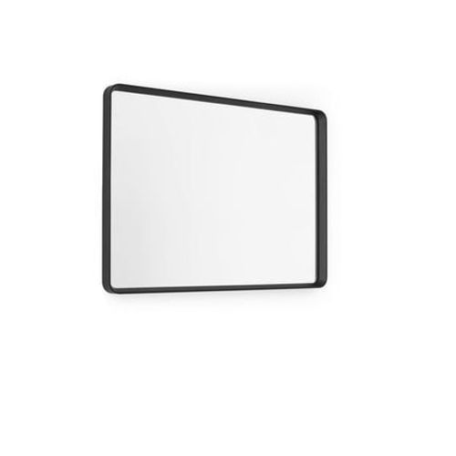 Miroir Norm rectangulaire - Aluminium noir - Taille unique