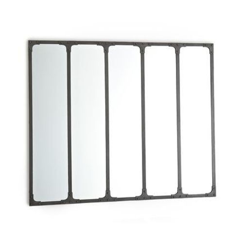 Miroir métal industriel 144x120 cm, Lenaig - Taille unique