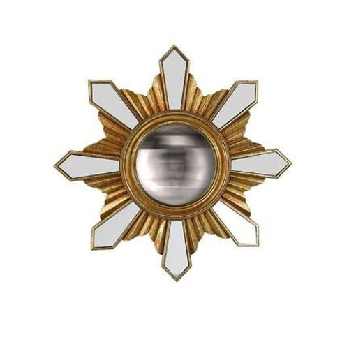 Miroir soleil rond convexe 35cm - Taille unique