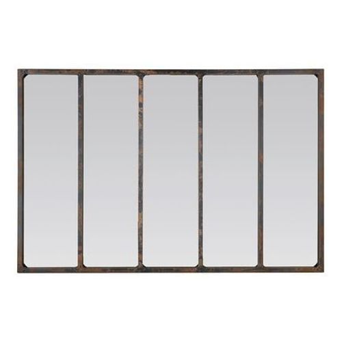 Miroir industriel avec rivets 137x90cm - Taille unique