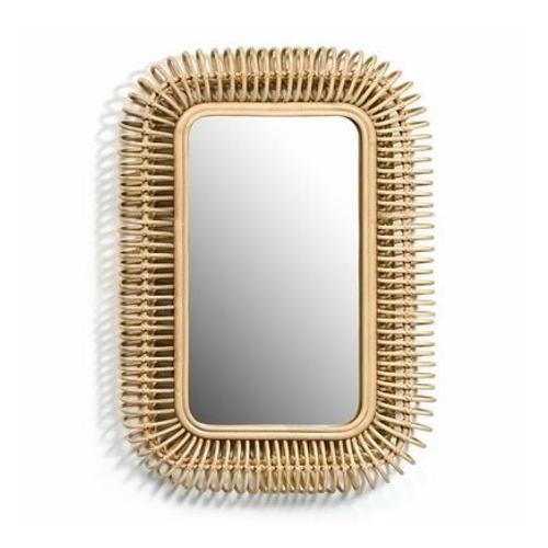 Miroir rotin l90 x h60 cm, Tarsile - Taille unique