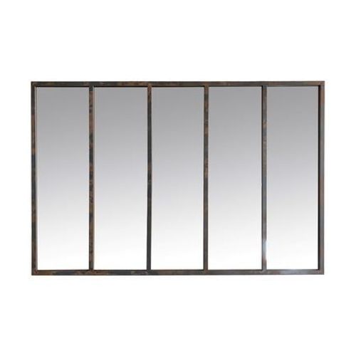 Miroir industriel rectangle 137x90cm - Taille unique