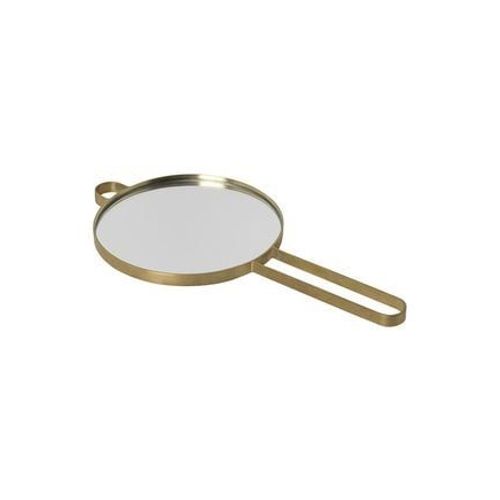 Miroir de poche Poise - laiton - Taille unique