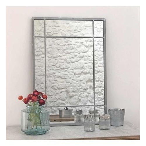 Miroir verrière Wallis en métal -67x 97 cm - Taille unique