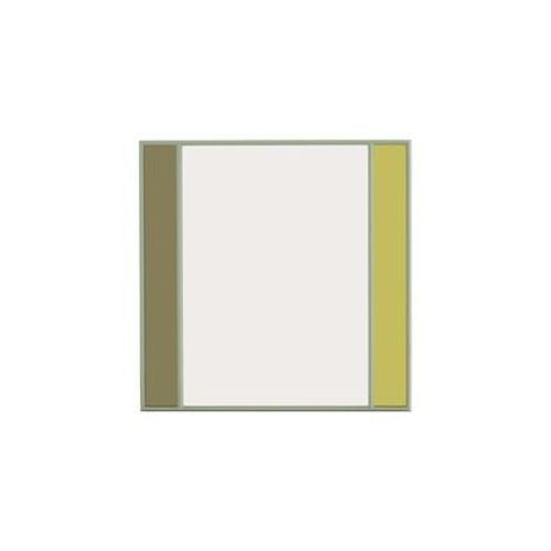 Miroir Vitrail carré - gris clair - Taille unique