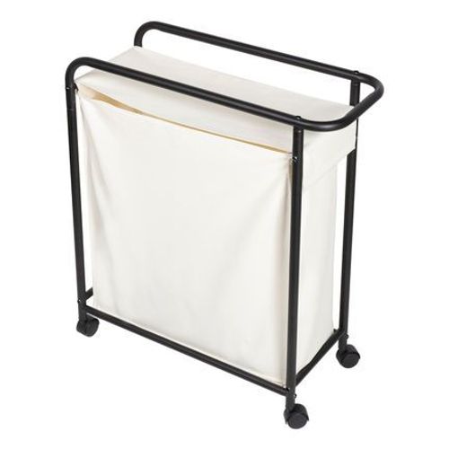 Panier à linge à roulettes Boston beige - TS