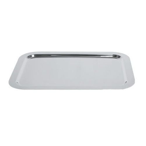 Plateau En Inox Grand : 47 X 34cm - Taille Unique