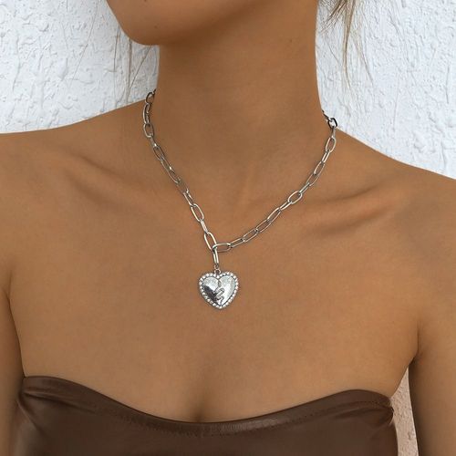 Collier Géométrique Amour Pendentif Collier Diamant Collier Femme,Cadeau Femme