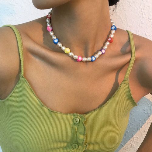Collier En Résine Perlée Pour Femmes