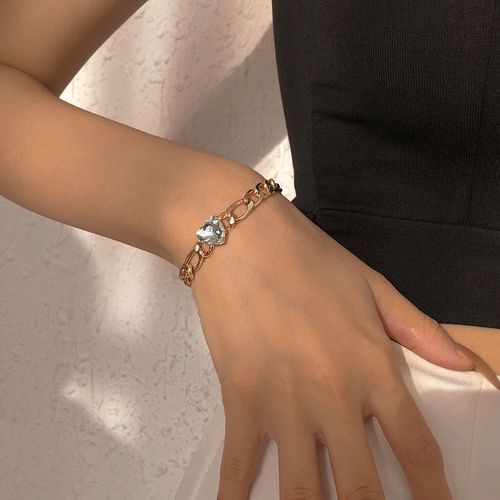 Love Bracelet Metal Bracelet Hollow Geometry Girl