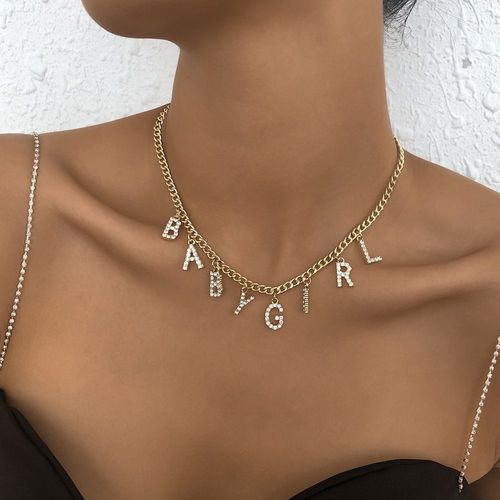 Collier Lettre Anglaise Collier Diamant Collier