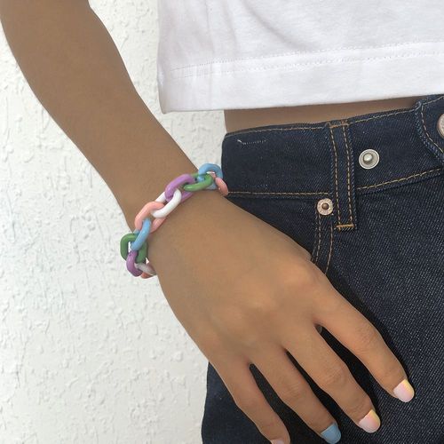 Bracelet En Résine De Coeur