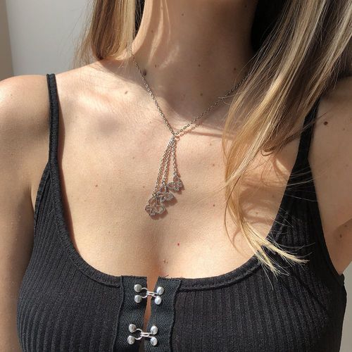 Collier Papillon Collier En Diamant Féminin Collier Claviculaire,Cadeau Femme