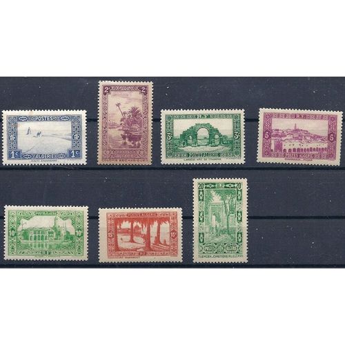 Algérie Française. Yvert 101, 102, 103, 104, 105, 106, 107 (1936). Sites Et Paysages D' Algérie. Neuf** (Mnh)