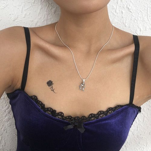 Collier Grenouille Dessin Animé Chaîne Collier Animal,Cadeau Femme