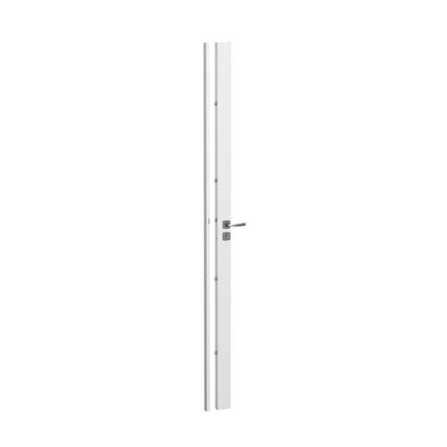 Serrure PROTECTIVE 41 HDI+ 4 points GA 65x35 Vis 70 ASSA ABLOY 4 Clés - Blanc Muze Chromé velours - Gauche - 28468000