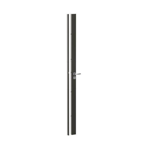 Serrure PROTECTIVE 41 HDI+ 4 points GA 65x35 Vis 70 ASSA ABLOY 4 Clés - Marron Muze Chromé velours - Gauche - 28516000