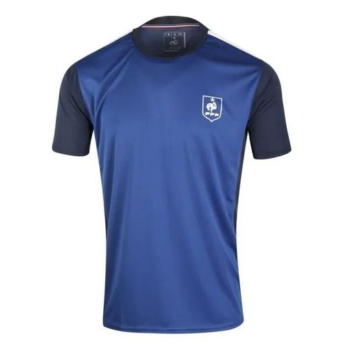 S - Maillot - Fff - Collection Officielle - Bleu - Manches Courtes - Adulte Homme