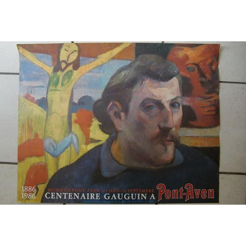 Affiche Originale D'exposition Centenaire Gauguin À Pont-Aven 1886 - 1986