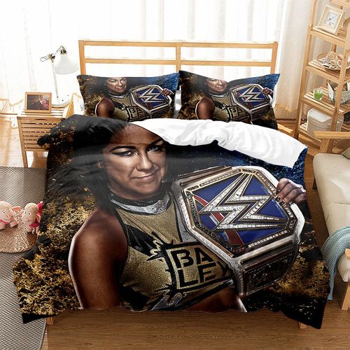 Parure De Lit 2 Pièces 3d Housse De Couette En Hypoallergique 135*200cm-Kit Série Wwe Wrestling #X647